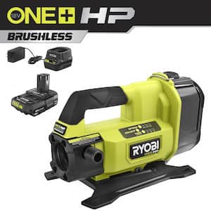 ONE+ HP 18V 1/4 hp Cordless Battery Powered Transfer Pump with 2.0 Ah Battery and Charger