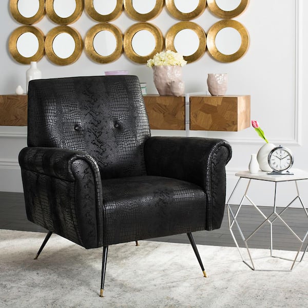 Mira Black Accent Chair