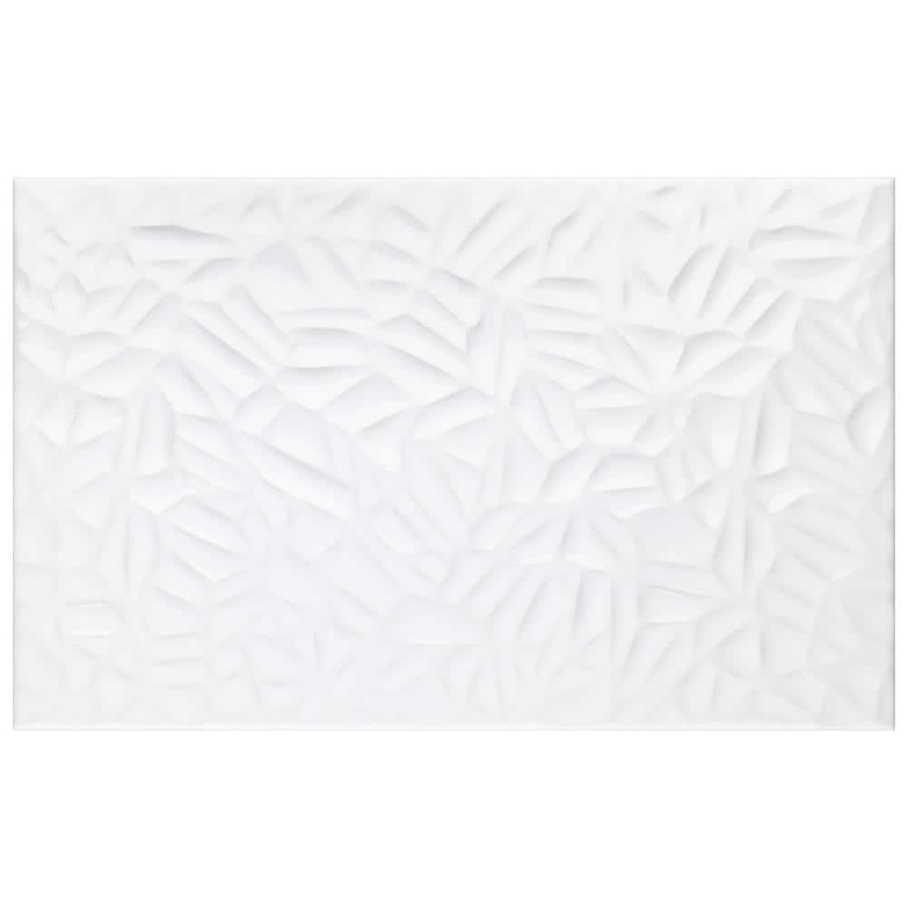 More Petal Glossy White 9-7/8 in. x 15-3/4 in. Ceramic Wall Tile (10.9 sq. ft./Case) price history on PriceWatchPro