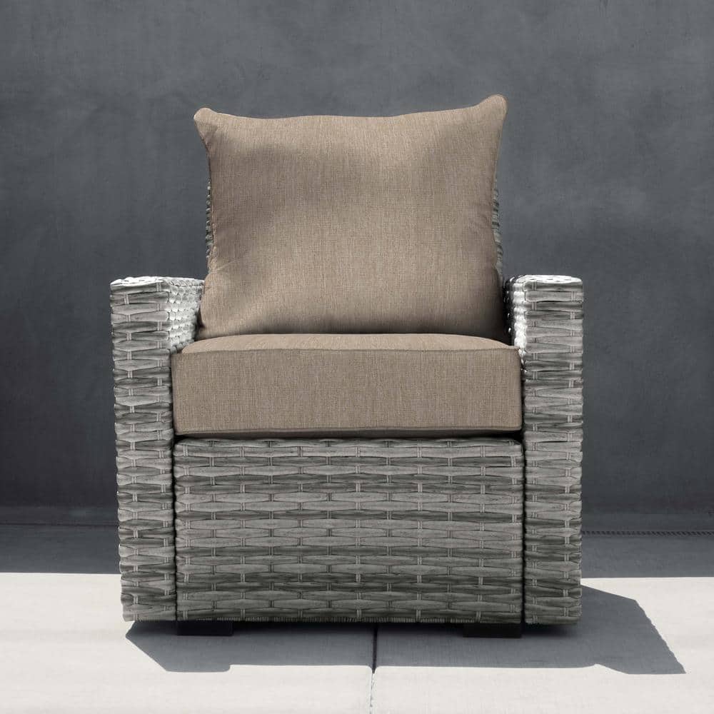 Textured Tan Deep Seating Outdoor Cushion Set