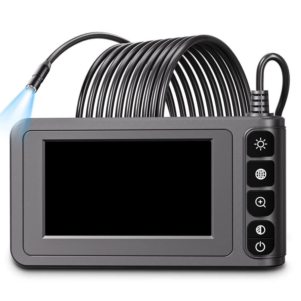 Industrial Endoscope Borescope Camera with Light 4.3 in. LCD Screen HD Digi
