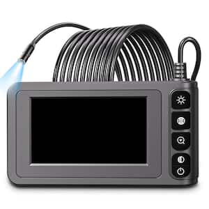 Industrial Endoscope Borescope Camera with Light 4.3 in. LCD Screen HD Digital Snake Camera Handheld Waterproof