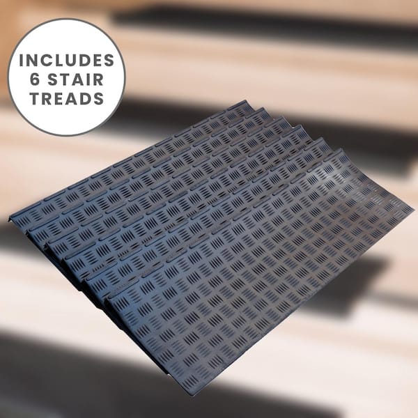 Treads All Weather Outdoor Staircase Mats Rubber Step Cover Non Slip Stair