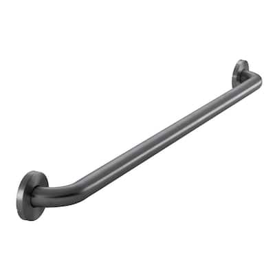 36 in. x 1-1/4 in. Concealed Screw ADA Compliant Grab Bar in Brushed Stainless Steel