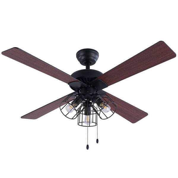 Merra 46 In Black Ceiling Fan With, Calibre Ceiling Fan