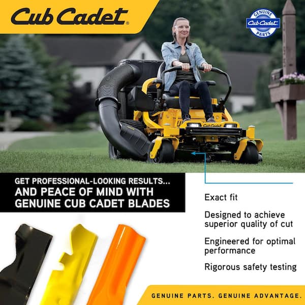 Cub Cadet Original Equipment High Lift Blade Set for Select 50 in. Riding  Lawn Mowers with 6-Point Star OE# 942-04053C, 742-04053C 490-110-C123 - The  Home Depot