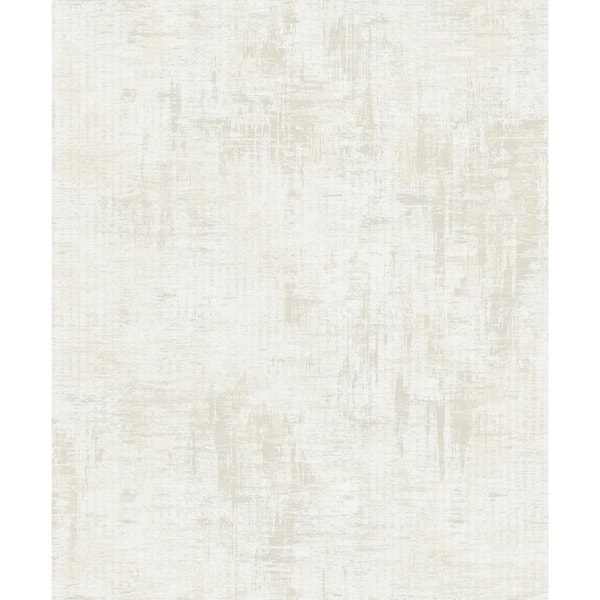 Unbranded Lustre Collection Cream Distressed Plaster Metallic Finish Paper on Non-woven Non-pasted Wallpaper Sample