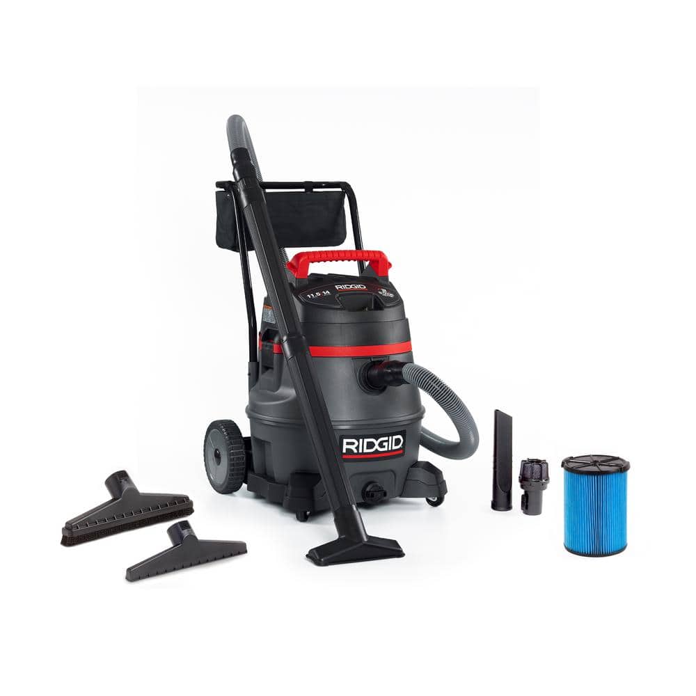 14 Gal. 2-Stage Commercial Shop Vacuum Wet Dry Vac with Fine Dust Filter, Professional Hose and Accessories RV2400A price history on PriceWatchPro