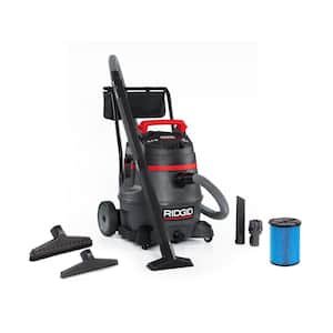 14 Gal. 2-Stage Commercial Shop Vacuum Wet Dry Vac with Fine Dust Filter, Professional Hose and Accessories RV2400A