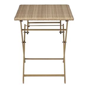 Tulane Rectangle Steel Folding Outdoor Bistro Table