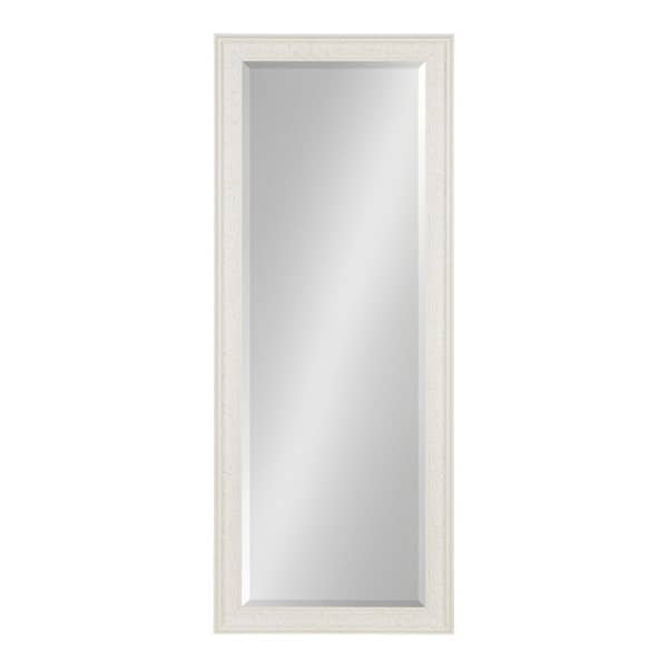 Kate and Laurel Large Rectangle White Beveled Glass Classic Mirror (52.5 in. H x 20.5 in. W)