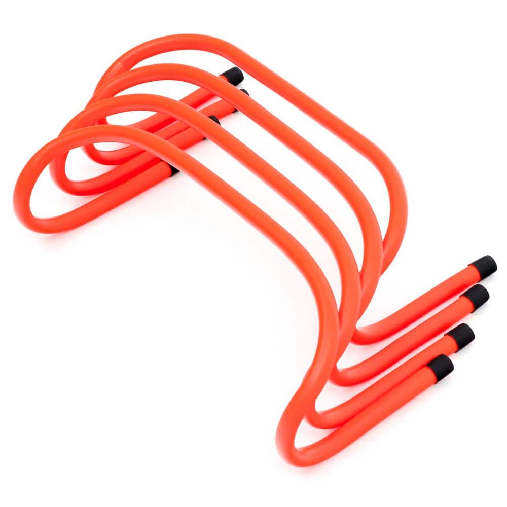 6 in. Soccer Training Adjustable Agility Speed Hurdles (Set of 4, Orange) price history on PriceWatchPro