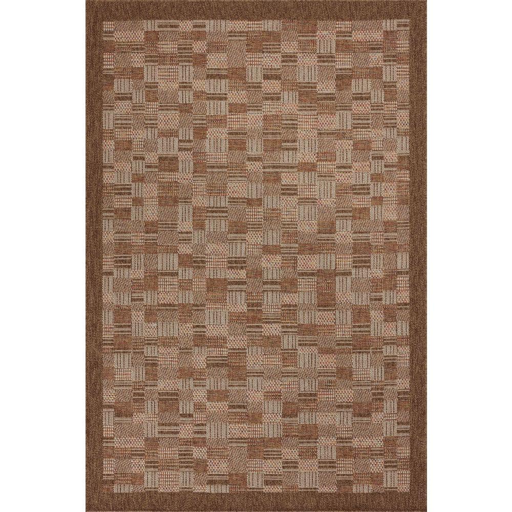 Merrick Chestnut/Fiesta 2 ft. 3 in. x 7 ft. 7 in. Indoor/Outdoor Runner Area Rug price history on PriceWatchPro