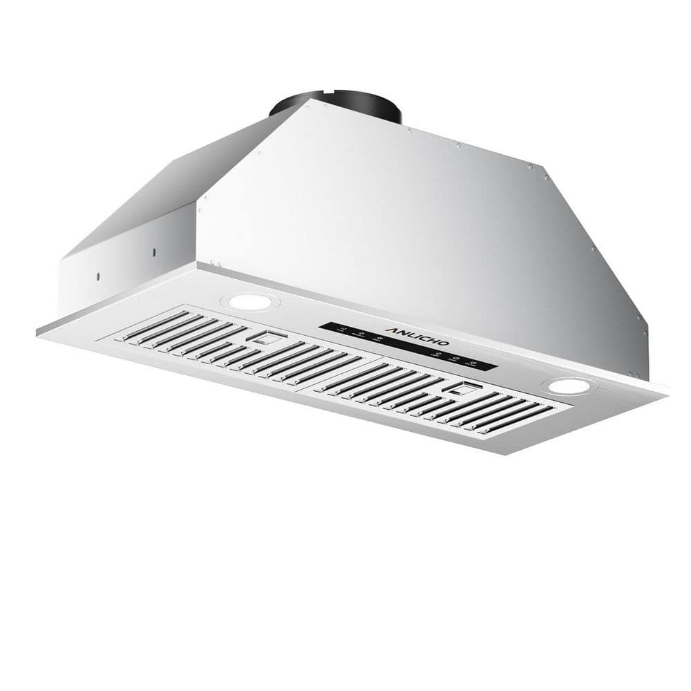 30 in. 600 CFM Convertible Ducted to Ductless Insert Range Hood in Stainless Steel with LED, 3-Speed Fan in Low Nosie price history on PriceWatchPro