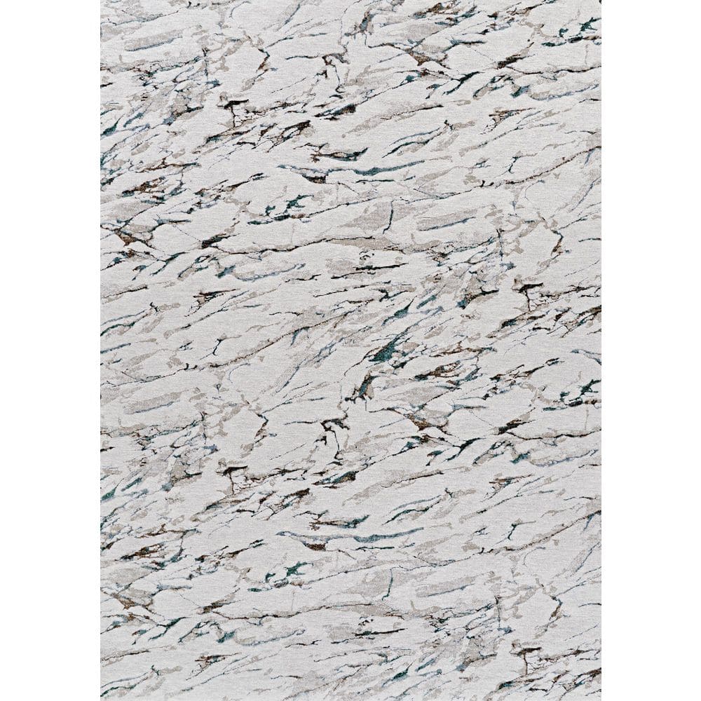 Sonnet Marbre 6 x 9 Powder Blue-Ivory Abstract Indoor Area Rug price history on PriceWatchPro