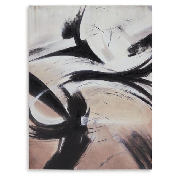 Signature Design by Ashley Braidage Unframed Abstract Art Print Wall Art 48 in. x 36 in.