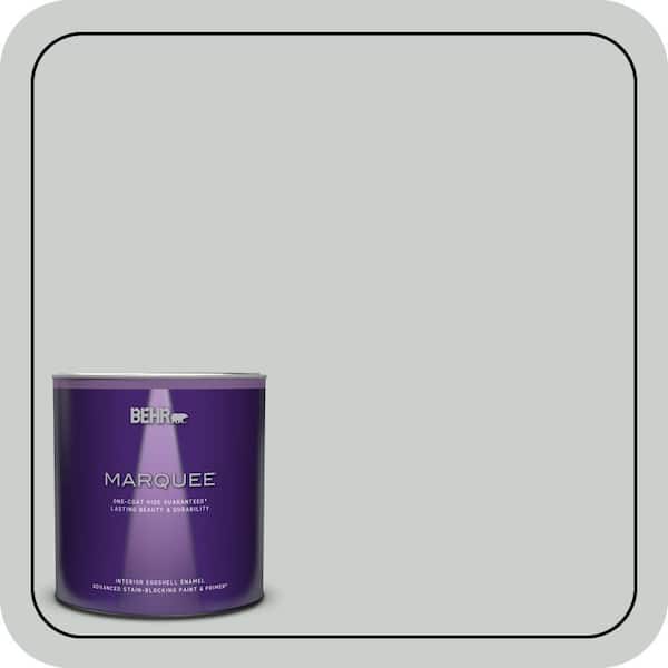 BEHR MARQUEE 1 qt. Home Decorators Collection #HDC-MD-06G Sparkling Silver Eggshell Enamel Interior Paint & Primer