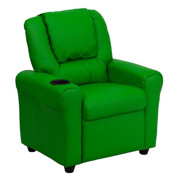 Flash furniture vinyl kids recliner with cup holder and headrest new arrivals