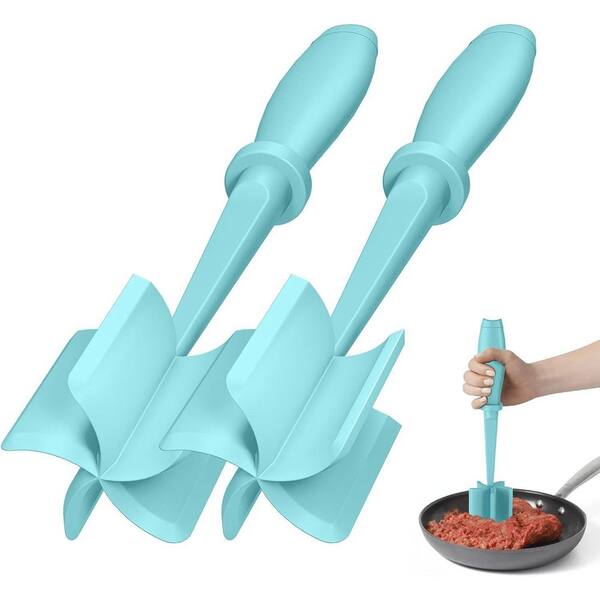 Nylon Heat Resistant Meat Chopper,  Non Stick Upgrade Hamburger Grinder (Set of 2)