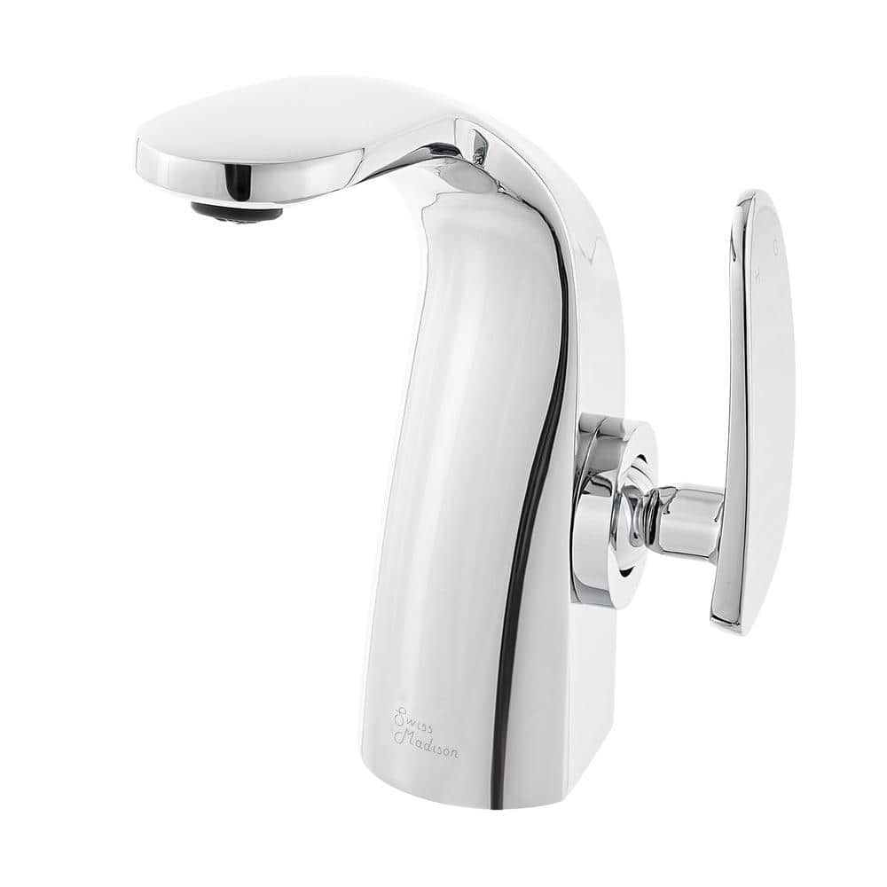 Château Chrome Single Hole Single-Handle Bathroom Faucet