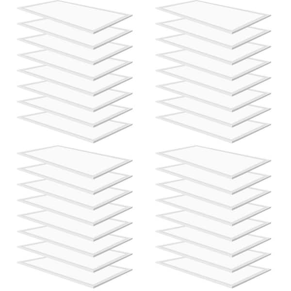 2 ft. x 4 ft. 7800-Lumens Integrated LED Panel Light,5000K Daylight,0-10V Dimmable 2x4 led drop ceiling light (32-Pack)