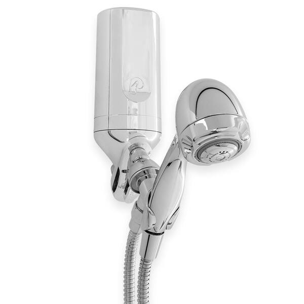 Pelican Water 3-Stage Premium Shower Filter with 5 ft. Wand Combo