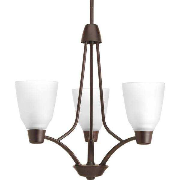 Progress Lighting Asset Collection 3-Light Antique Bronze Chandelier