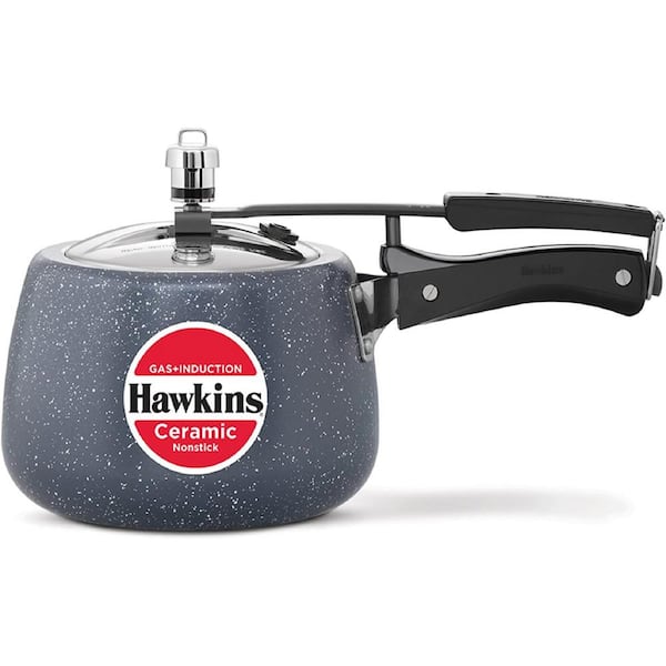 3 qt. Aluminum Non-Stick Granite Contour Induction Stovetop Pressure Cooker