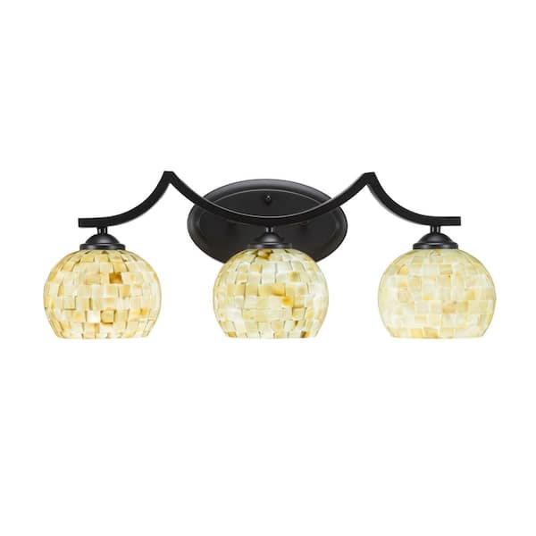 Unbranded Cleveland 8 in. 1-Light Matte Black Vanity Light