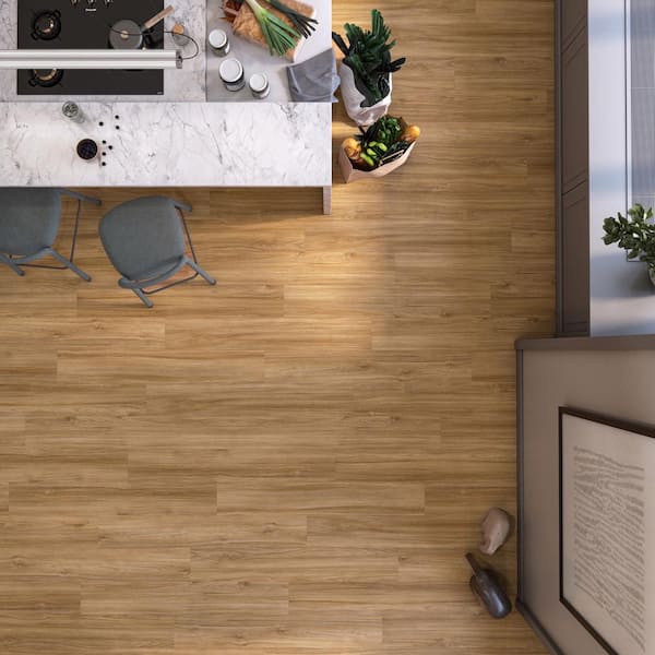 SAFAVIEH Parquet Flooring Natural 0.5 in. T x 7.5 in. W Click Lock Engineered Hardwood Flooring (16 sq. ft./case)