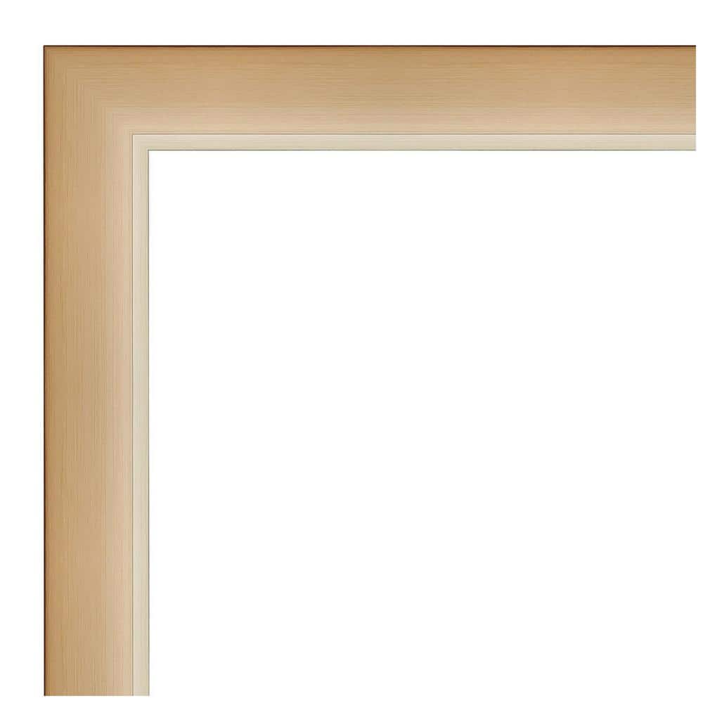 Eva Ambre Gold and Silver Gradient Oversized Wall Mirror 43x33