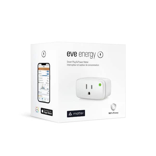 Best Buy: Eve Smart Plug and Power Meter with built-in Schedules, Apple  HomeKit, Bluetooth and Thread White 10027863