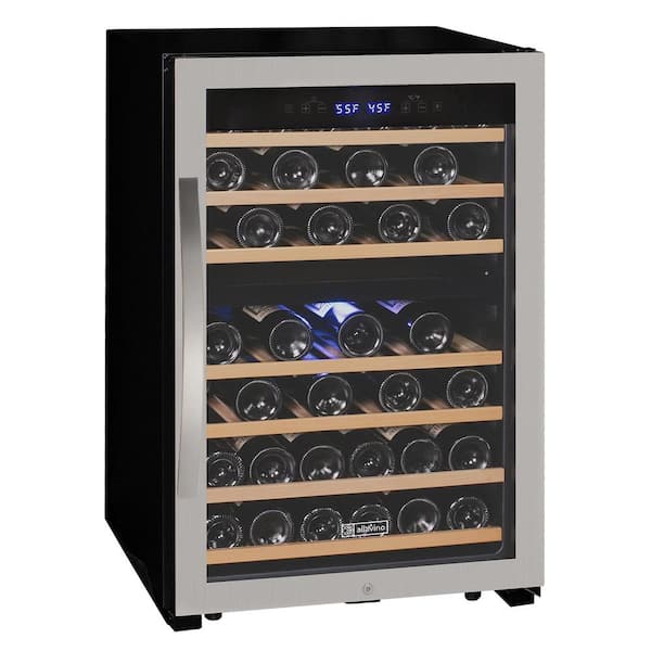 Allavino Cascina Series Digital 47-Bottle Dual Zone Wine Cellar Cooling ...