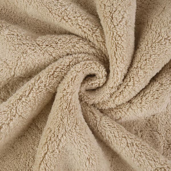 タオル VALLAD ITEM BATHTOWEL JML Camel Polyester Velvet Grid Bath Towel (Set of 2) Fleece02