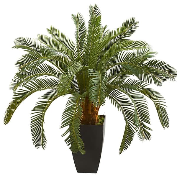 Nearly Natural Indoor 30 in. Cycas Artificial Plant