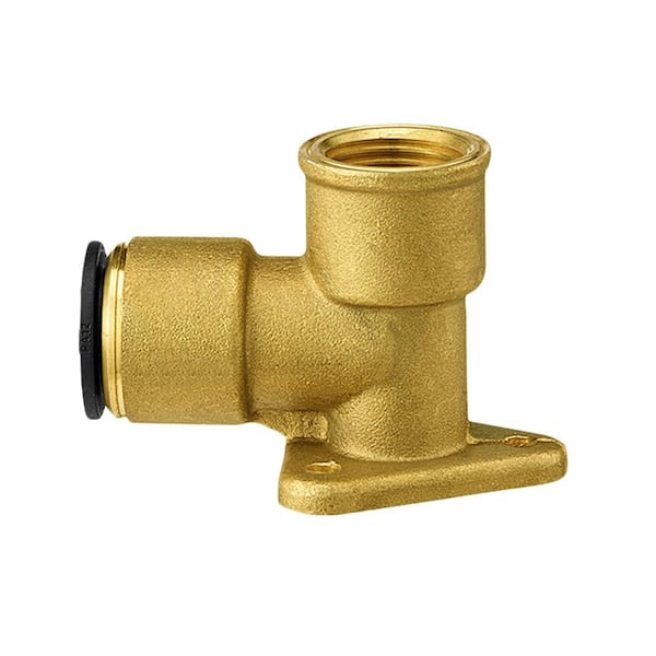 1 2 in. CTS x 1 2 in. NPT Brass ProLock Push to Connect Drop Ear Elbow