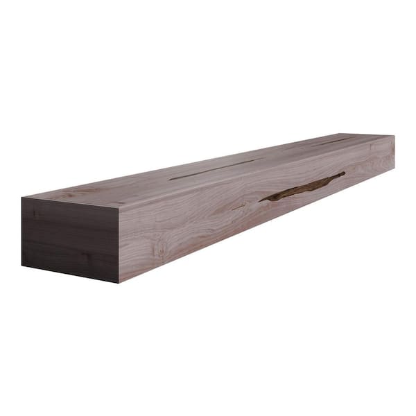 5.25 in. D x 9.25 in. W x 60 in. L Unfinished Soft Maple Wood Mantel