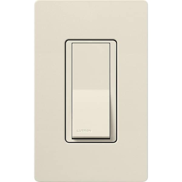 Claro On/Off Switch, 15-Amp/Single-Pole, Pumice (SC-1PS-PM)