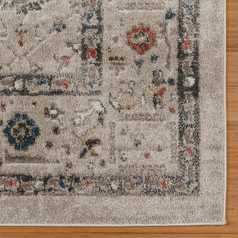 Ivory Tufted Rectangular 8' x 10' Synthetic Area Rug