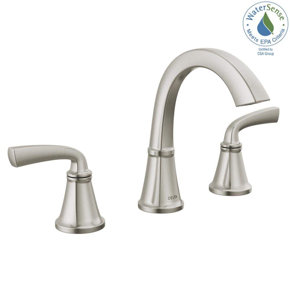 Geist SpotShield Brushed Nickel Widespread Bathroom Faucet