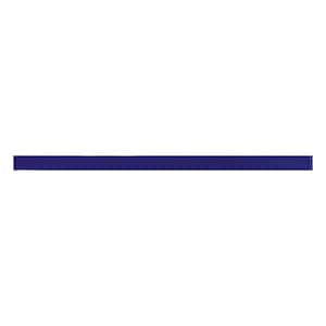 Colorway 0.6 in. x 12 in. Cobalt Blue Glass Glossy Pencil Liner Tile Trim (0.5 sq. ft./case) (10-pack)