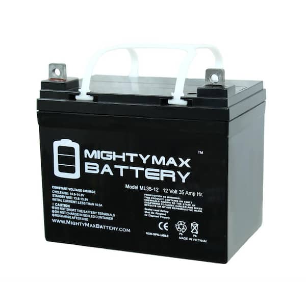 MIGHTY MAX BATTERY ML35-12 - 12-Volt 35AH Orthofab AGM1248T Replacement Battery