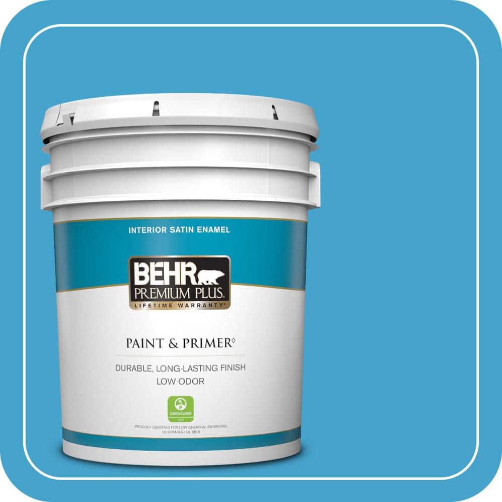 5 gal. #540B-6 Sea Ridge Satin Enamel Low Odor Interior Paint & Primer price history on PriceWatchPro