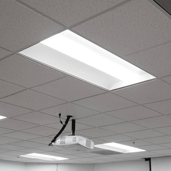 ENERGETIC LIGHTING 2 ft. x 4 ft. 4386 Lumens LED Recessed Troffer Panel Light CCT and Wattage Selectable 3500K/4000K/5000K