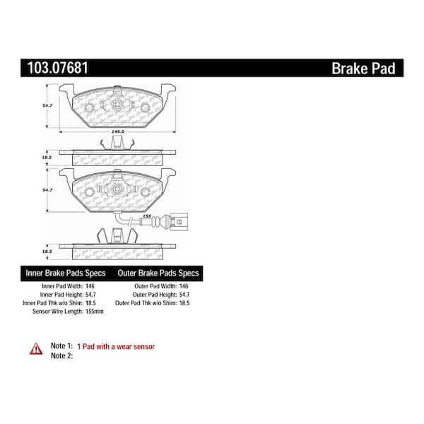 Centric Parts Disc Brake Pad Set