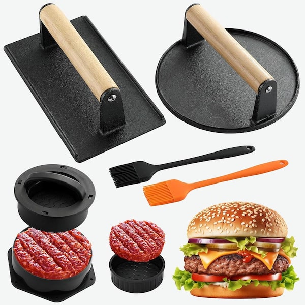 Presse à Burger Okavango Pour Smash Burger – Noire, Outil Acier
