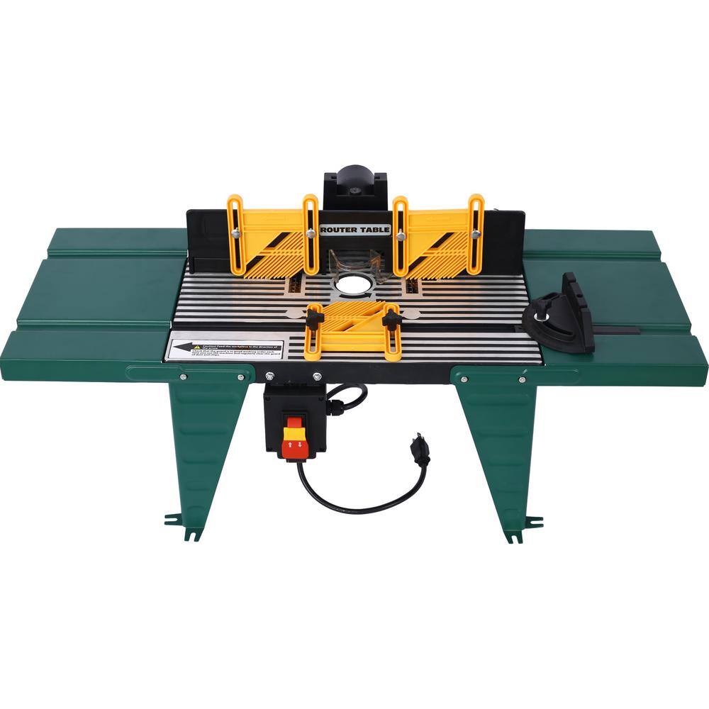 GOGEXX 34 in.. W x 13.5 in.. L x 16 in.. H Electric Benchtop Router ...