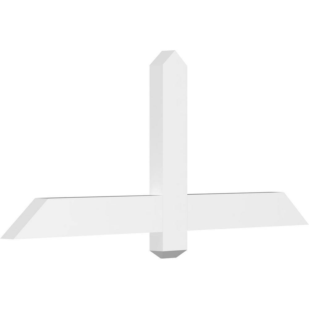 48 in. W x 20 in. H x 2 in. D x 4 in. F, 10/12 Pitch, Eugene Signature Urethane Gable Bracket, Primed Tan price history on PriceWatchPro