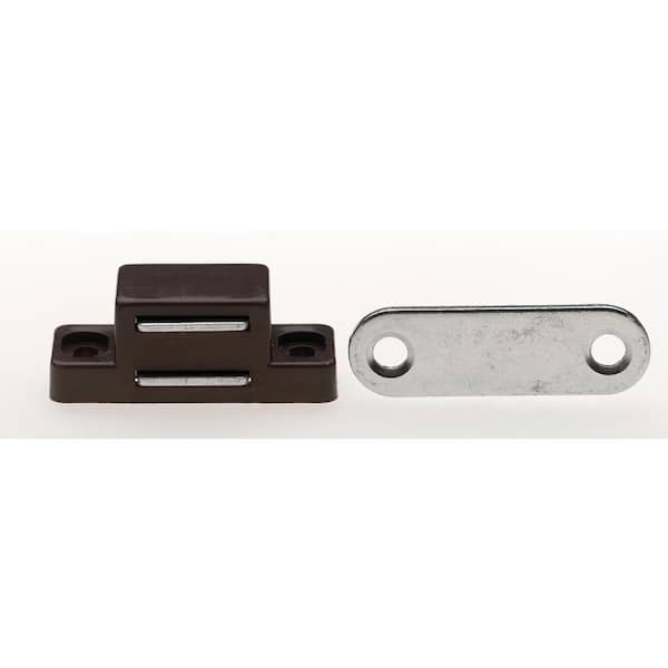 Everbilt Double Magnetic Touch Catch, Brown (1-Pack) 9236038 - The Home  Depot