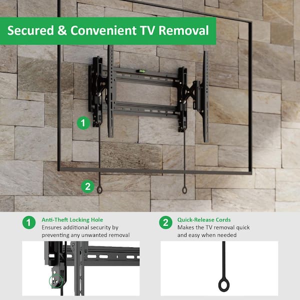 Commercial Electric Extend and Tilting TV Wall Mount for 42 in. to